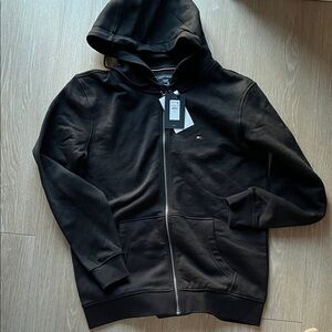 Tommy Hilfiger Black Zip-Up Sweater